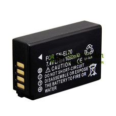 Baterií pro Nikon EN-EL20 EL20 Coolpix A J1 J2 J3 S1 AW1 V3 1050mAh - Náhradní baterie