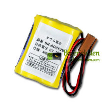 Baterie pro FANUC BR-AGCF2W A98L-0031-0011 # L A06B-6093-K001 Brown konektor - Náhradní baterie