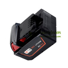 Baterie pro Milwaukee 48-11-1811 48-11-1815 48-11-1820 48-11-1822 48-11-1828 48-11-1840 4Ah 18Volt - Náhradní baterie